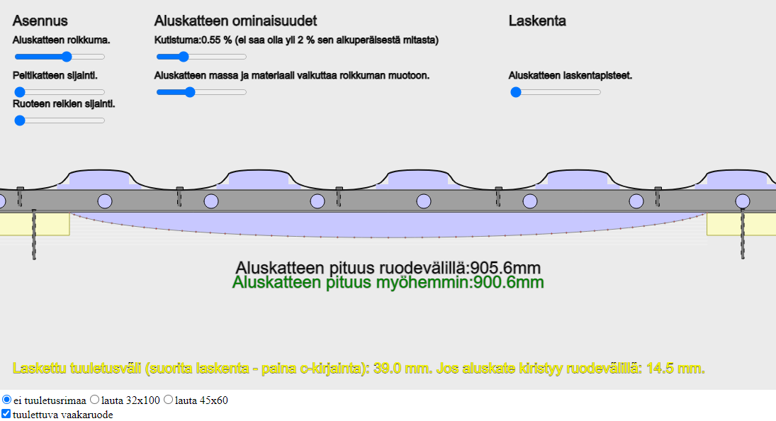 vesikattolasku